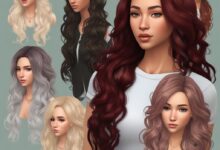 Sims 4 CC Hair