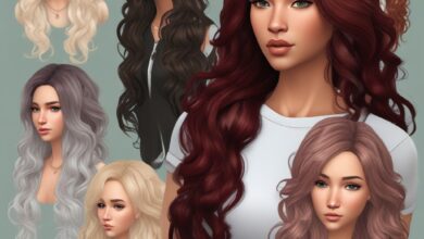 Sims 4 CC Hair