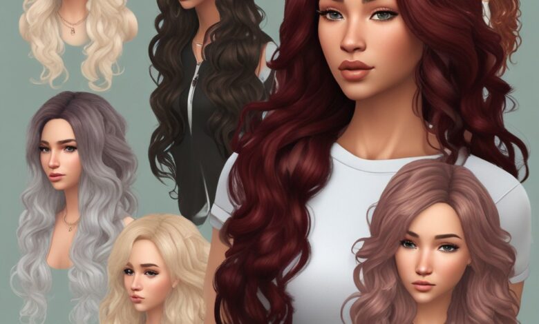 Sims 4 CC Hair