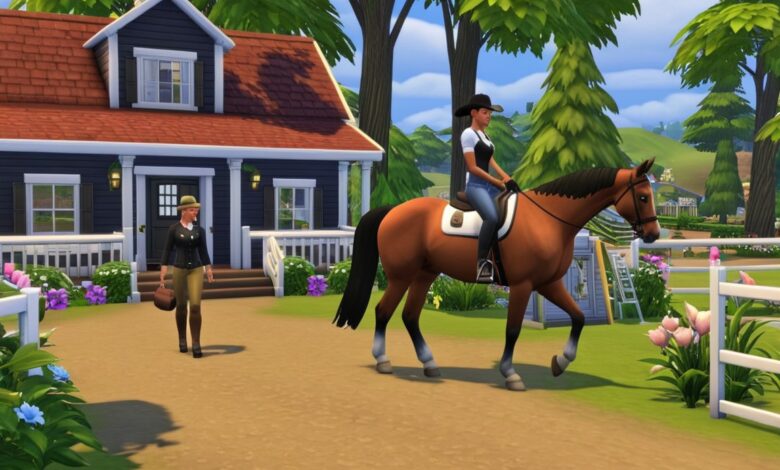 sims 4 horse ranch